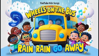 The Wheels On The Bus  Rain Rain Go Away  Kids Song amp Nursery Rhymes  Tiny Tunes TV [upl. by Avert]