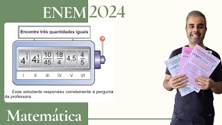 ENEM 2024  Uma professora de matemática utiliza em suas aulas uma “máquina caçanúmeros” para [upl. by Drannel881]