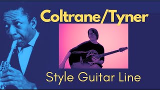 ColtraneMcCoyTyner Quartal style Guitar Jazz MotifHead [upl. by Allertse459]