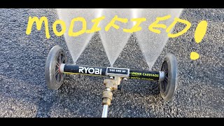 Ryobi undercarriage pressure washer modification [upl. by Cobby161]