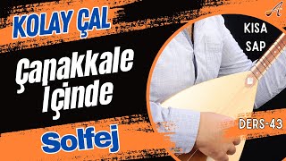 Çanakkale İçindeSolfejKısa Sap Bağlama [upl. by Ayoras455]