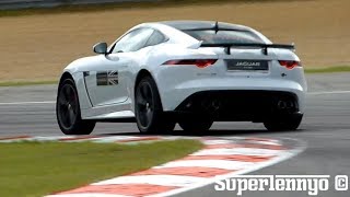 Jaguar FType SVR  Loud V8 Sounds amp Accelerations on Track [upl. by Gaal]