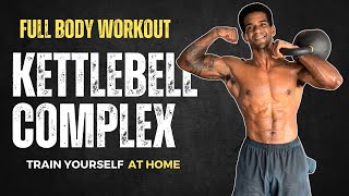 One Kettlebell Total Body PowerPacked Home Workout [upl. by Angle]