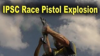 STI Stinger Pistol Explodes in Shooters Hands [upl. by Uamak]