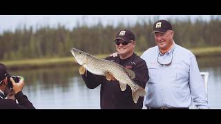 Wollaston Lake Lodge World Class Pike fishing [upl. by Adnohr]