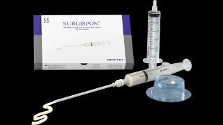 surgery using SURGISPON® Haemostatic Powder PS Prefilled Syringe KIT [upl. by Adebayo819]