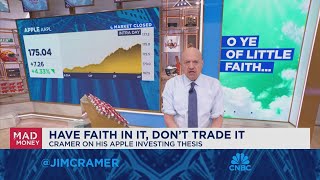 Jim Cramer talks keeping faith in Nvidia and Apple [upl. by Belldas]