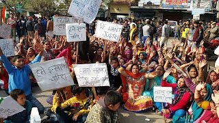 Panchayat Polls Marh residents protest against alleged irregularity amp disorder in 6th phase [upl. by Annoynek]