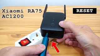 Xiaomi RA75 WiFi repeater dual band • Factory reset and app unpairing [upl. by Hilde823]