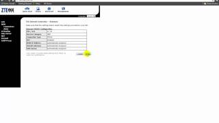 Tutorial router modem ZTE ZXDSL 831 SERIES [upl. by Yseulta992]