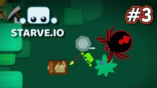 Starveio  UPDATE COM LANÇA  Gameplay 3 [upl. by Anairt312]