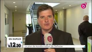 Restructuration chez Delhaize Belgique [upl. by Atteiluj]