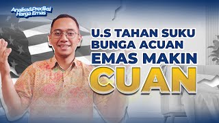 Amerika Tahan Suku Bunga 2024 Emas Makin Cuan [upl. by Iridis]