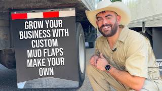 Make Your Own Mud Flaps  Grow Your Business With Custom Made Mud Flaps  Great For Small Businesses [upl. by Adnawyt]