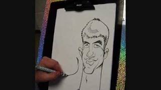 SCOTT HALL LIVE CARICATURE [upl. by Charters786]