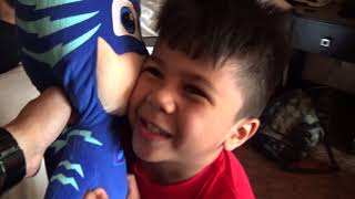 Troy Plays HIDE and SEEK in the hotel with PJ MASKS TBTFUNTV [upl. by Fagan672]