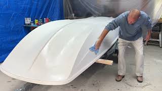 1971 Boston Whaler 13 Restoration  part 6  Paint day [upl. by Strickland]