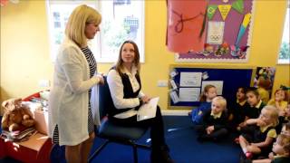 Childrens author at Albrighton school [upl. by Nolur]