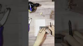 DIY Punch Guide for Mini 3 Ring Binder [upl. by Claudianus]