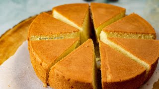 Basic Vanilla Sponge Cake for Beginners  Vanilla sponge cake  Magic out of hands [upl. by Roos]