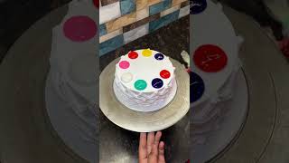 New Vanilla Rainbow 🌈 Cake beautiful Design cakedesign youtube cakes vanilla cake shorts [upl. by Eveleen]