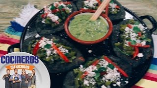 Receta Tacloyos de haba  Cocineros Mexicanos [upl. by Dosi25]