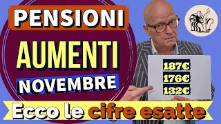 PENSIONI AUMENTI NOVEMBRE 👉 Ecco quanto percepirete SE CI SARÀ LANTICIPO DEL CONGUAGLIO 08 [upl. by Denzil]