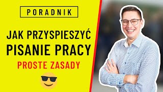 Jak przyspieszyć pisanie pracy dyplomowej PORADNIK [upl. by Jimmy]