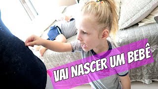 VAI NASCER BEBE DA BARRIGA DA MAMÃE veda 03 [upl. by Hairahcaz]