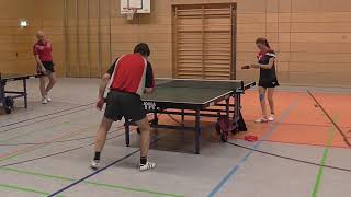 Bathelt vs Steinbrecher CVJM Unterasbach 20190307 Wilhermsdorf Bavarian Race Table Tennis Cup Stativ [upl. by Otrebireh]