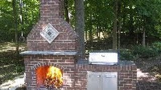 How to Build a Brick Fireplace  DIY  Part 5 of 5 [upl. by Nostaw]