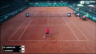 Evgeny Donskoy Vs Martin Landaluce Highlights Challenger SKOPJE 2023 [upl. by Stewart]