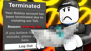 DONT WEAR THIS ROBLOX HAT Youll Get Banned [upl. by Fleisher]