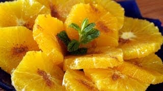 Moroccan Orange Salad سلطة البرتقال [upl. by Adiuqram923]