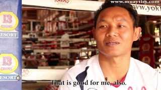 Muay Thai  Saenchai before Petchboonchu Interview and Training  Full HD [upl. by Lezah481]