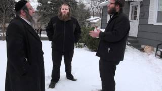 Zisha Schmeltzer Yoely Lebowitz and Yoely Stauber Singing in the Snow [upl. by Kinchen]