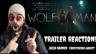 Wolf Man 2025 Official Trailer REACTION Julia Garner Christopher Abbott Blumhouse [upl. by Thomsen]