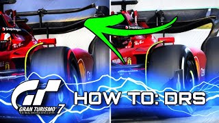 How to use DRS in Gran Turismo 7 [upl. by Berkeley]