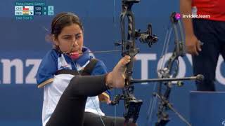 Sheetal Devi Archery Paralympics 2024 [upl. by Ruddie]