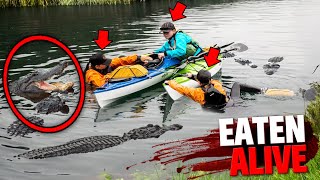 These 3 Kayakers Were EATEN ALIVE By Deadly Predators [upl. by Adaynek]