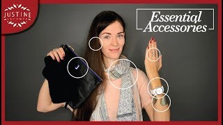 10 essential accessories  CAPSULE WARDROBE GUIDE  Justine Leconte [upl. by Hunger70]