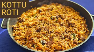 Tastiest Kottu Roti in the World  Sri Lankan Street Food Style  Muson Foods Special [upl. by Yrrab]