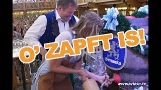 Ozapft is im Schützenfestzelt  Anzapfen Wiesn 2018 [upl. by Llerahc869]