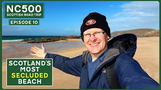 Scotlands Most SECLUDED amp IDYLLIC Beach  Walking Solo to SANDWOOD BAY  NC500 E10 [upl. by Atiluj885]