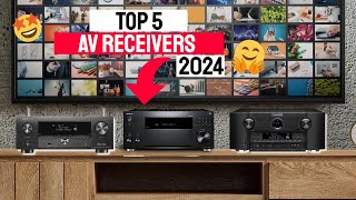 Top 5 Best AV Receivers of 2024 Denon Onkyo Yamaha amp Marantz Review [upl. by Yole496]