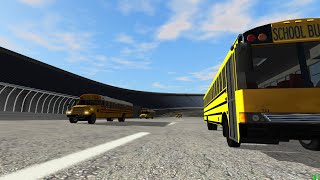 Rigs of Rods  School Bus Racing 1 [upl. by Ahsieker514]