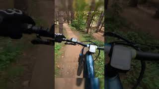 fun down the dirt jumps on the ebike [upl. by Anabal]