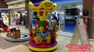 2000s Coin Operated Roundabout Kiddie Ride  Fiesta Carousel [upl. by Tull]