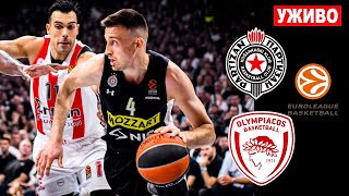 PARTIZAN  OLYMPIACOS UŽIVO EuroLeague Уживо commentary [upl. by Anemolif]