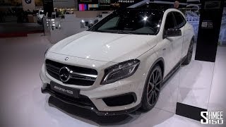 FIRST LOOK Mercedes GLA 45 AMG at Geneva 2014 [upl. by Norvin]